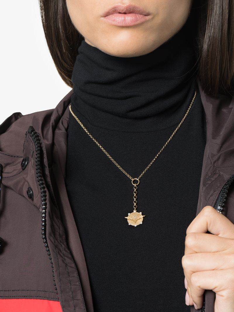 18k Yellow Gold Passion Small Belcher Chain Diamond Necklace