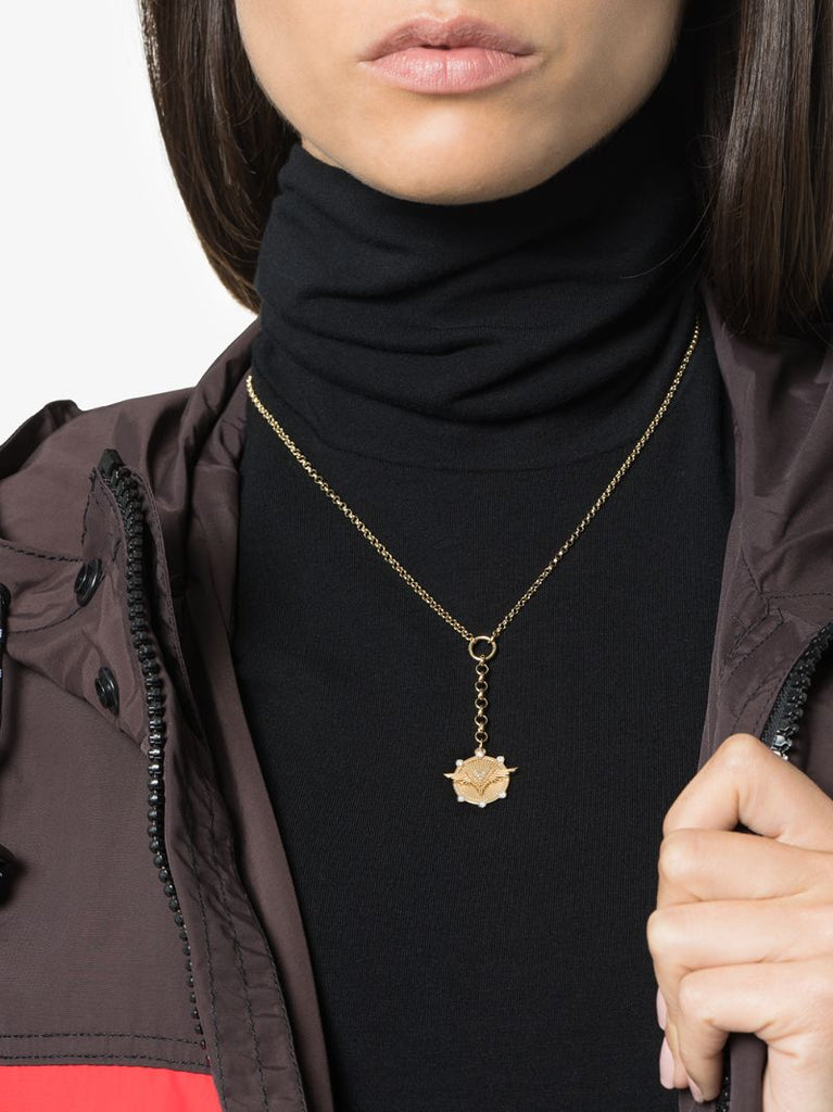 18k Yellow Gold Passion Small Belcher Chain Diamond Necklace
