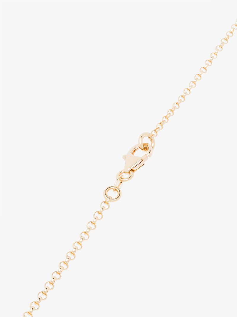 18k Yellow Gold Passion Small Belcher Chain Diamond Necklace