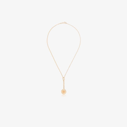 18k Yellow Gold Wholeness Small Belcher Chain Diamond Necklace
