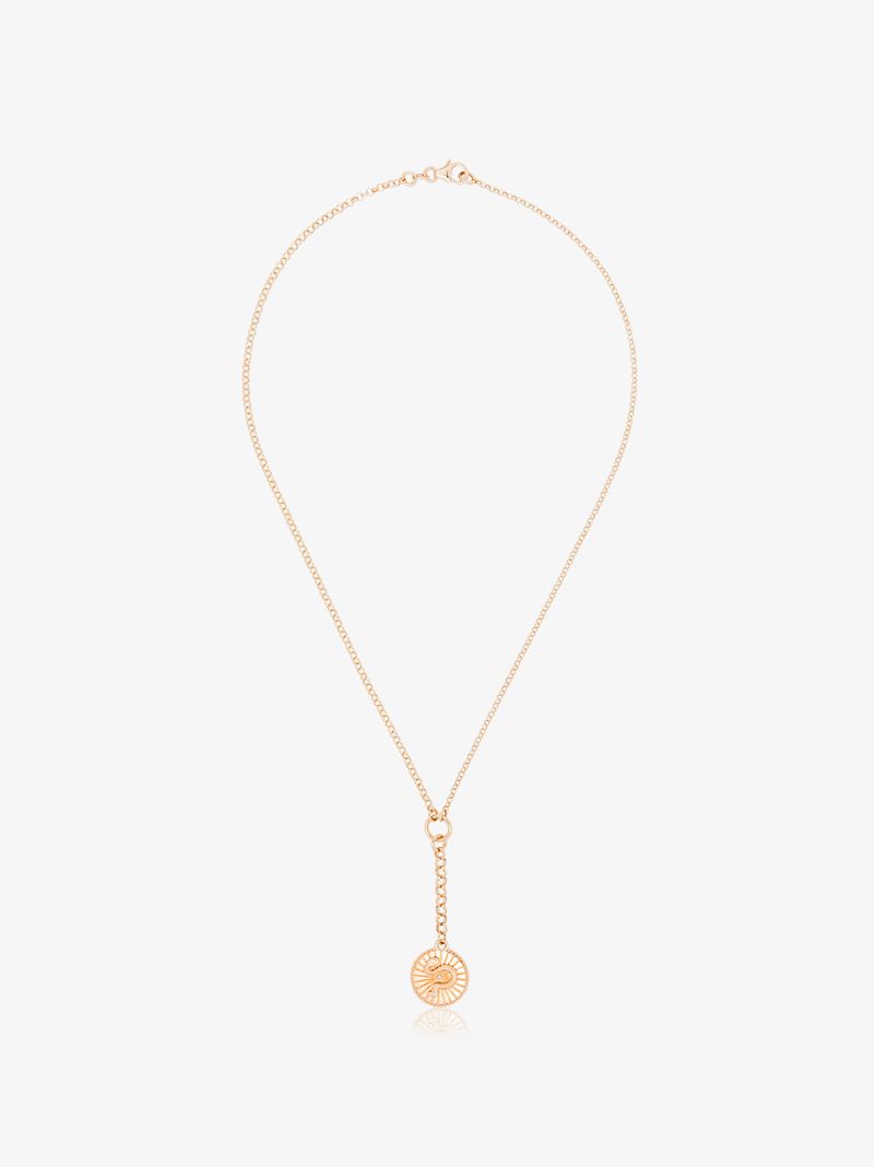 18k Yellow Gold Wholeness Small Belcher Chain Diamond Necklace