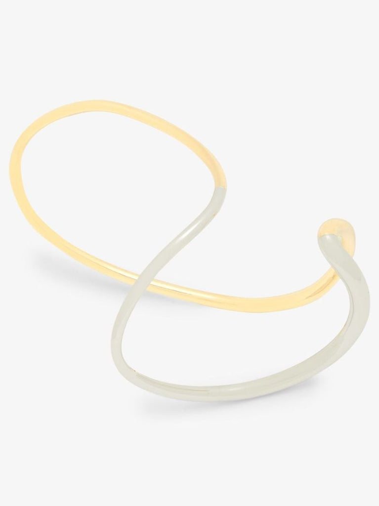 Gold Vermeil and Sterling Silver Ivy Left Bracelet