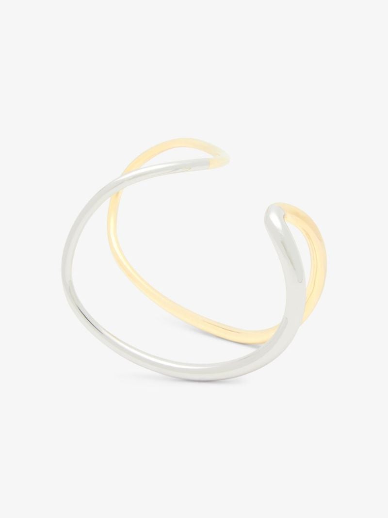 Gold Vermeil and Sterling Silver Ivy Left Bracelet