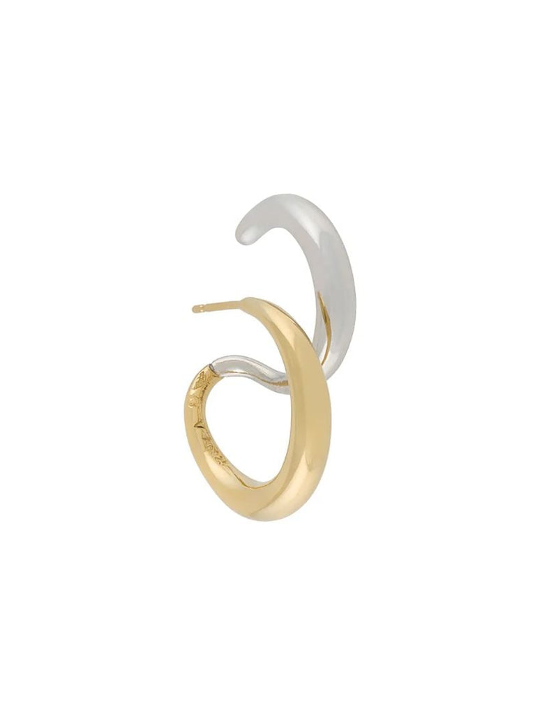 18k Yellow Gold Vermeil Curl Earring