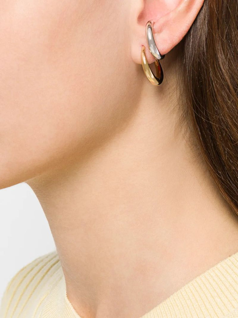 18k Yellow Gold Vermeil Curl Earring