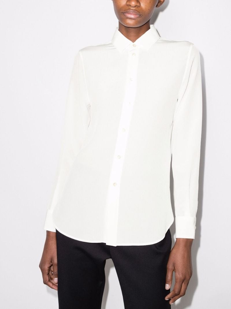 White Silk Shirt