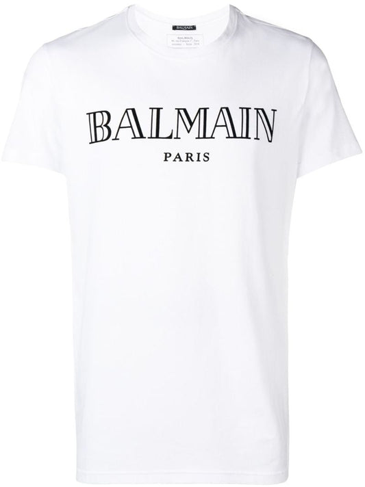 Paris Logo Print Cotton T-shirt