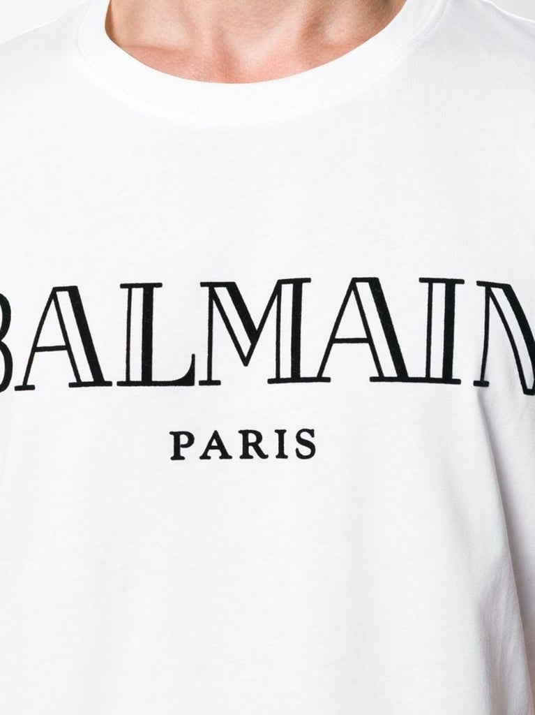 Paris Logo Print Cotton T-shirt
