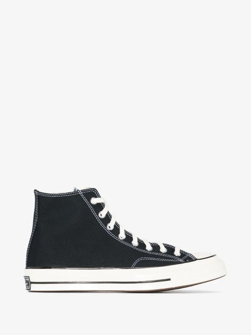 Black and White Chuck 70 High Top Sneakers