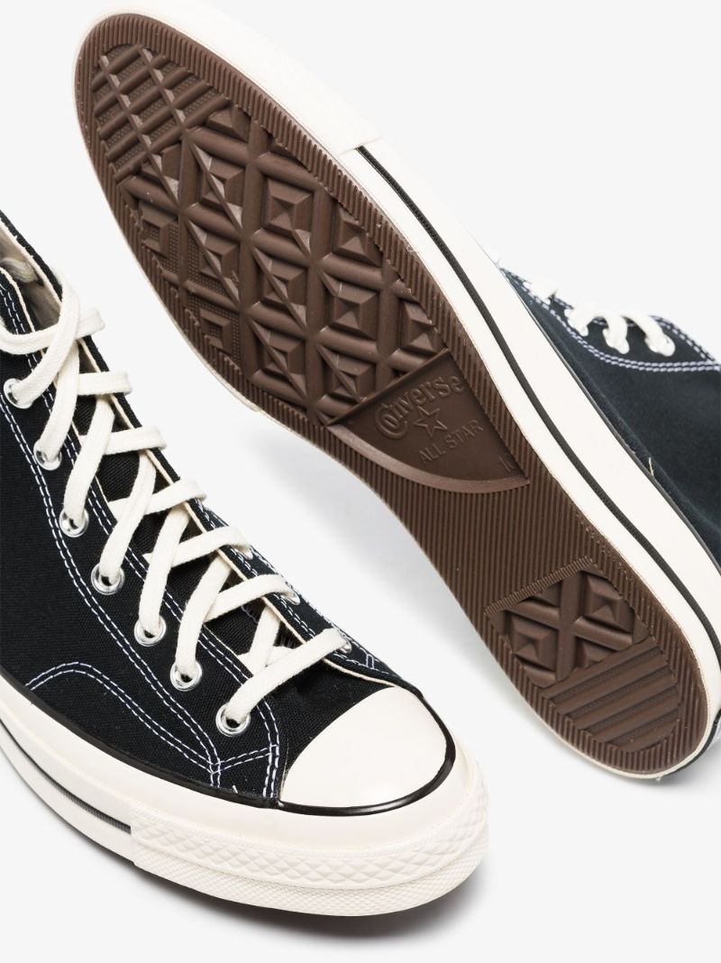 Black and White Chuck 70 High Top Sneakers