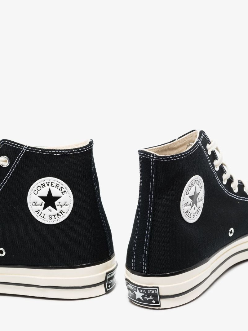 Black and White Chuck 70 High Top Sneakers