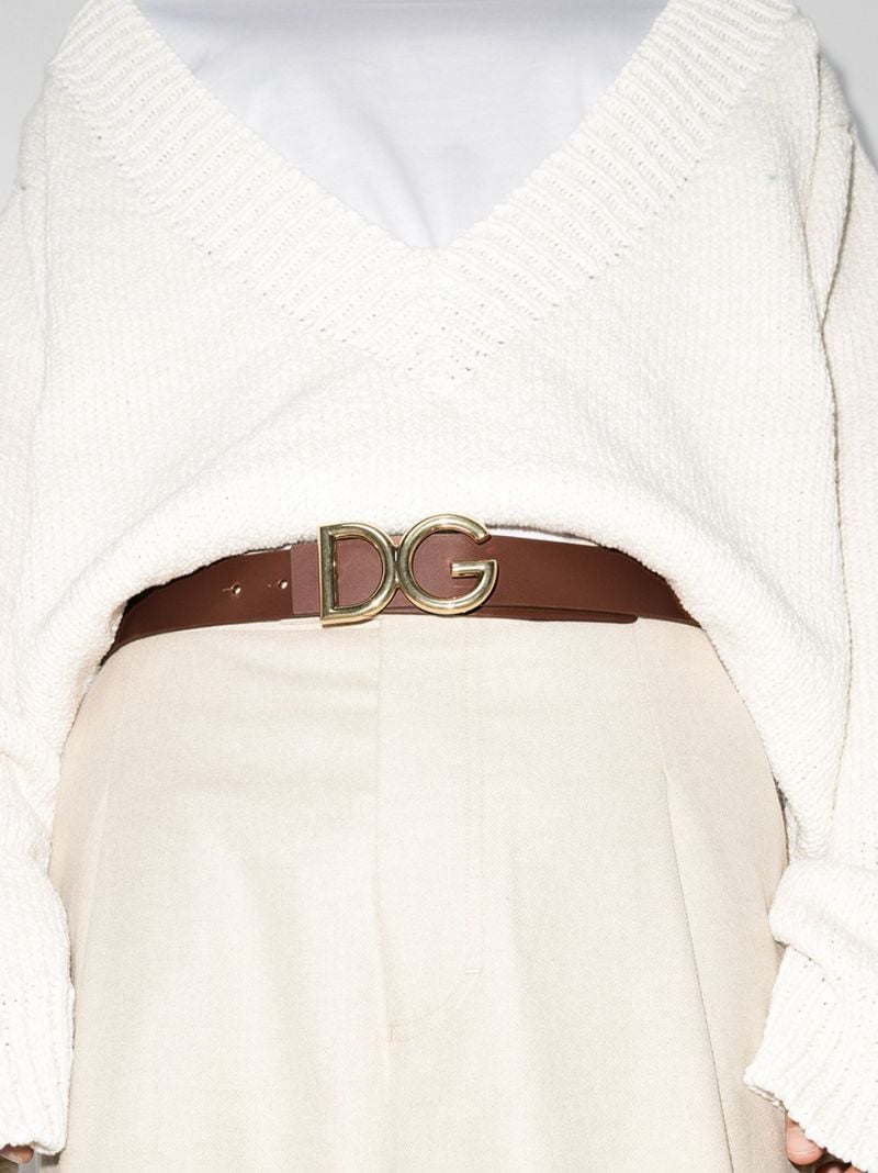 Dg Logo Buckle Belt