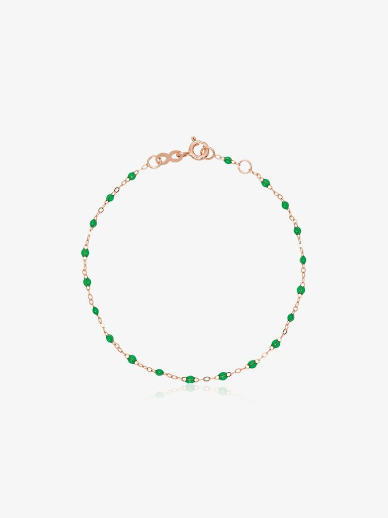 18k Rose Gold 17 Cm Beaded Bracelet