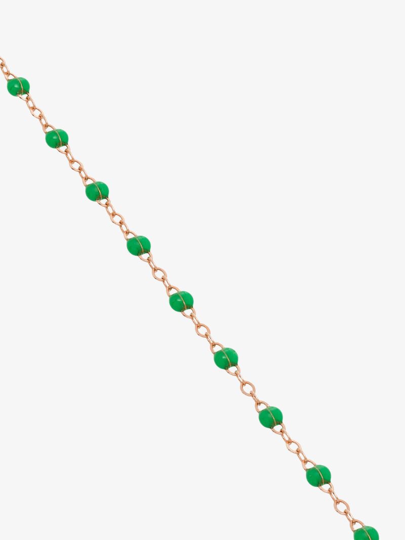 18k Rose Gold 17 Cm Beaded Bracelet