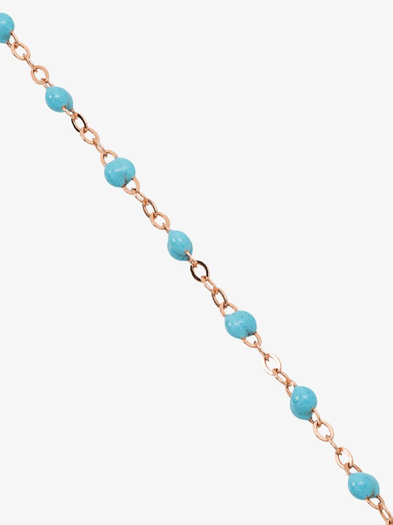 18k Rose Gold 17 Cm Beaded Bracelet