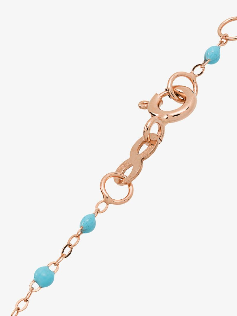 18k Rose Gold 17 Cm Beaded Bracelet