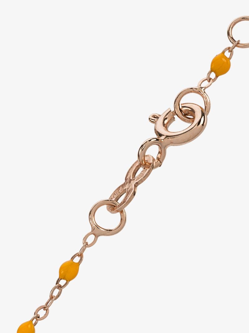 18k Rose Gold Star 17 Cm Beaded Diamond Bracelet
