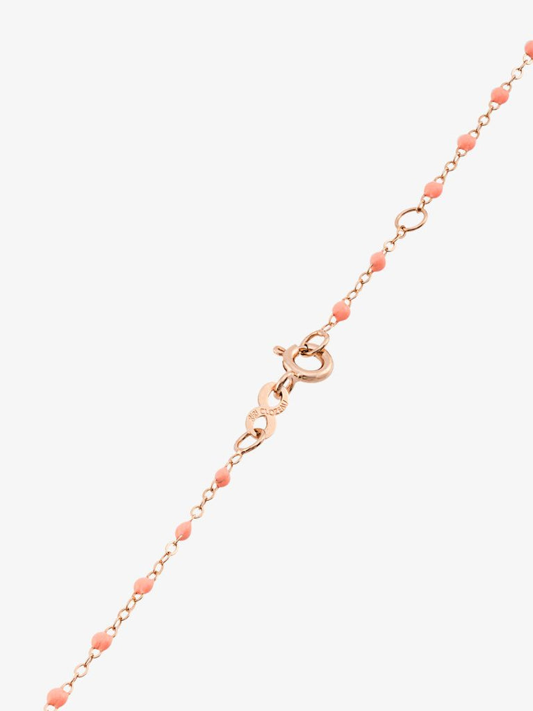 18k Rose Gold North Star 42 Cm Beaded Diamond Necklace