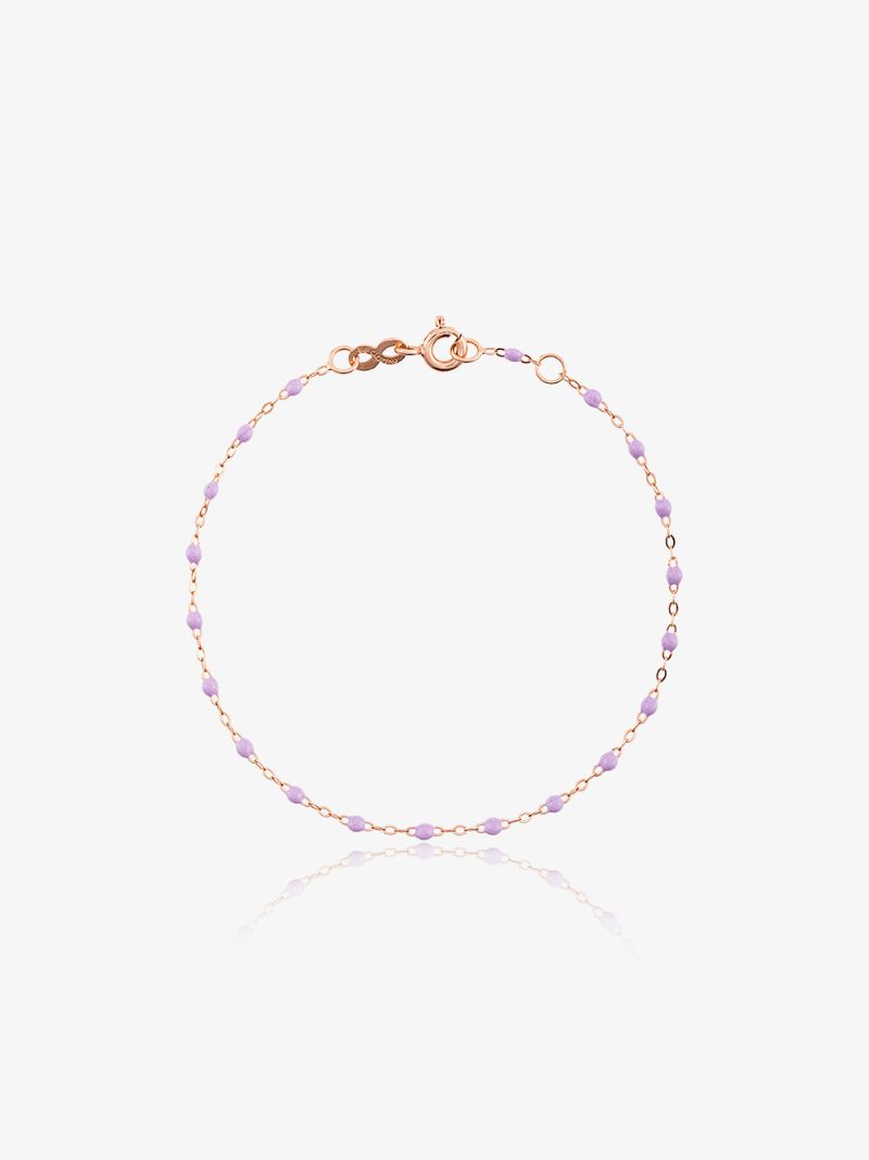 18k Rose Gold 17 Cm Beaded Bracelet