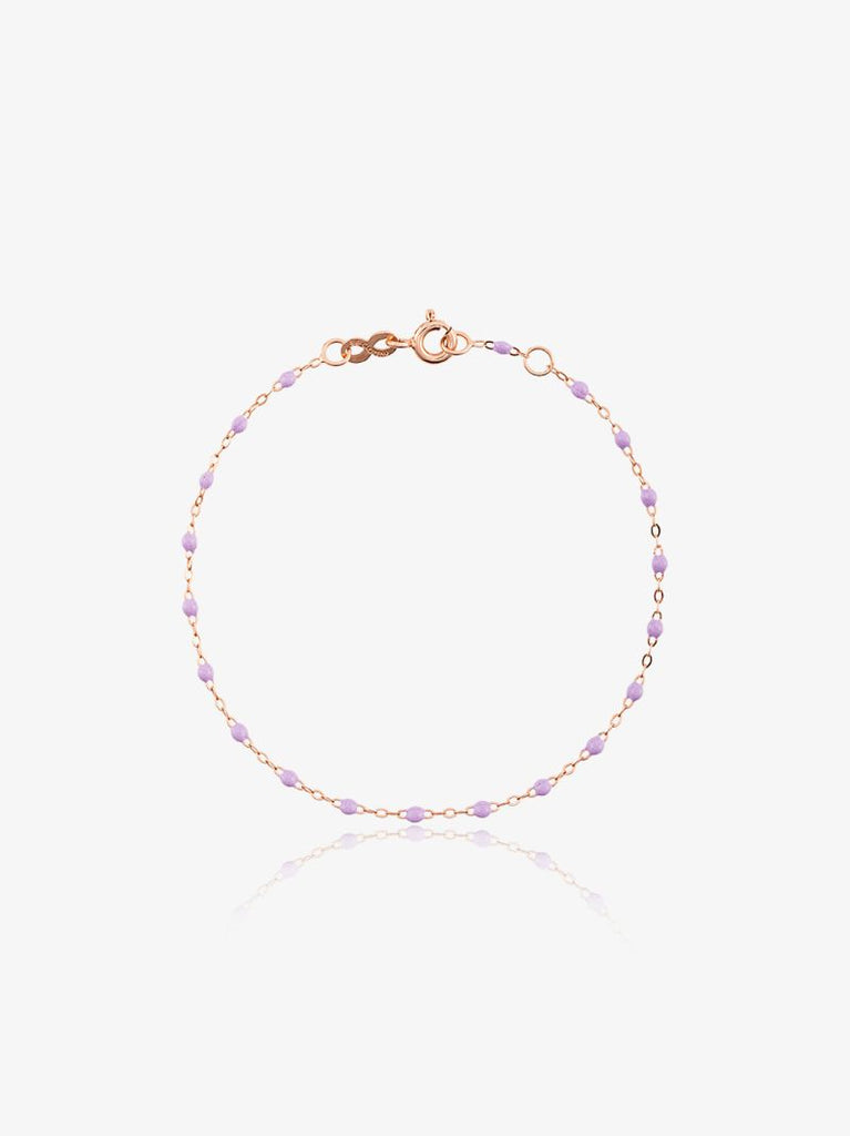 18k Rose Gold 17 Cm Beaded Bracelet