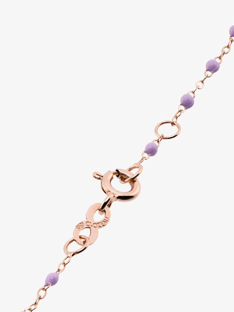 18k Rose Gold 17 Cm Beaded Bracelet