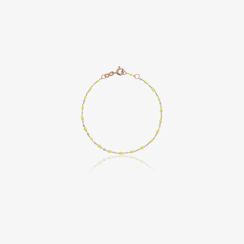 18k Rose Gold 17 Cm Beaded Bracelet