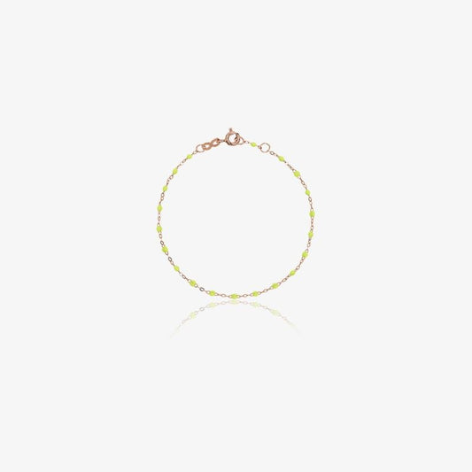 18k Rose Gold 17 Cm Beaded Bracelet
