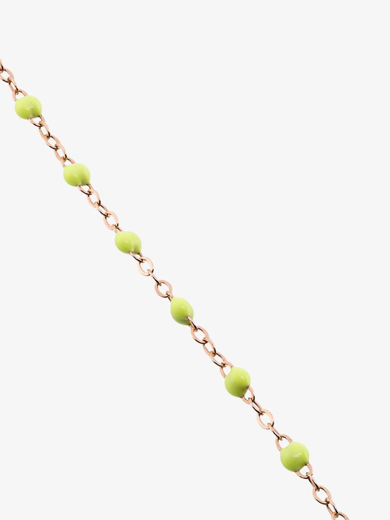 18k Rose Gold 17 Cm Beaded Bracelet