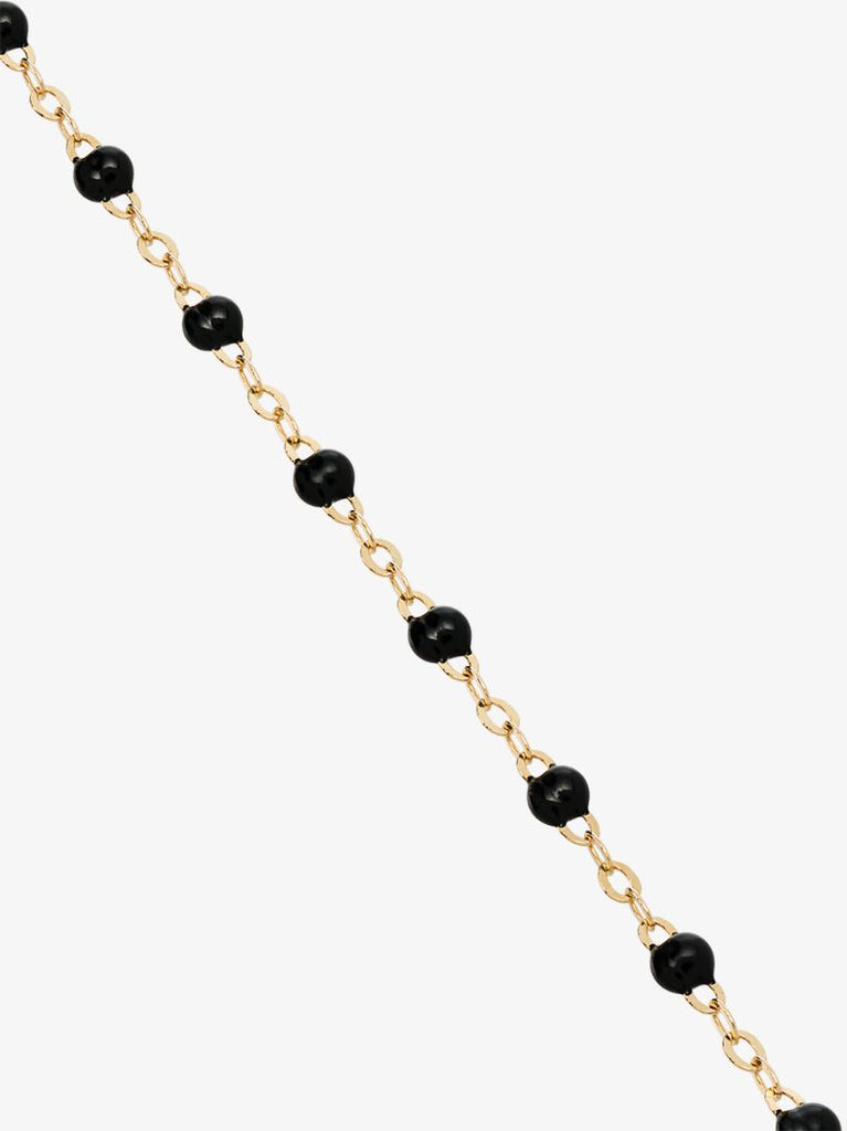 18k Yellow Gold 17 Cm Beaded Bracelet
