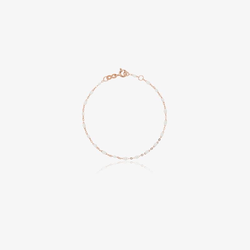 18k Rose Gold 17 Cm Beaded Bracelet