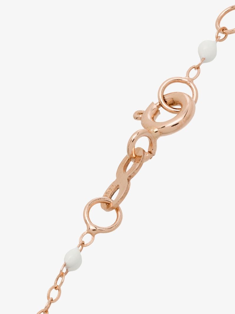18k Rose Gold 17 Cm Beaded Bracelet