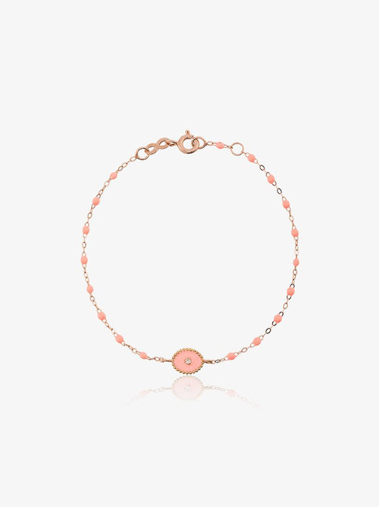 18k Rose Gold North Star 17 Cm Beaded Diamond Bracelet