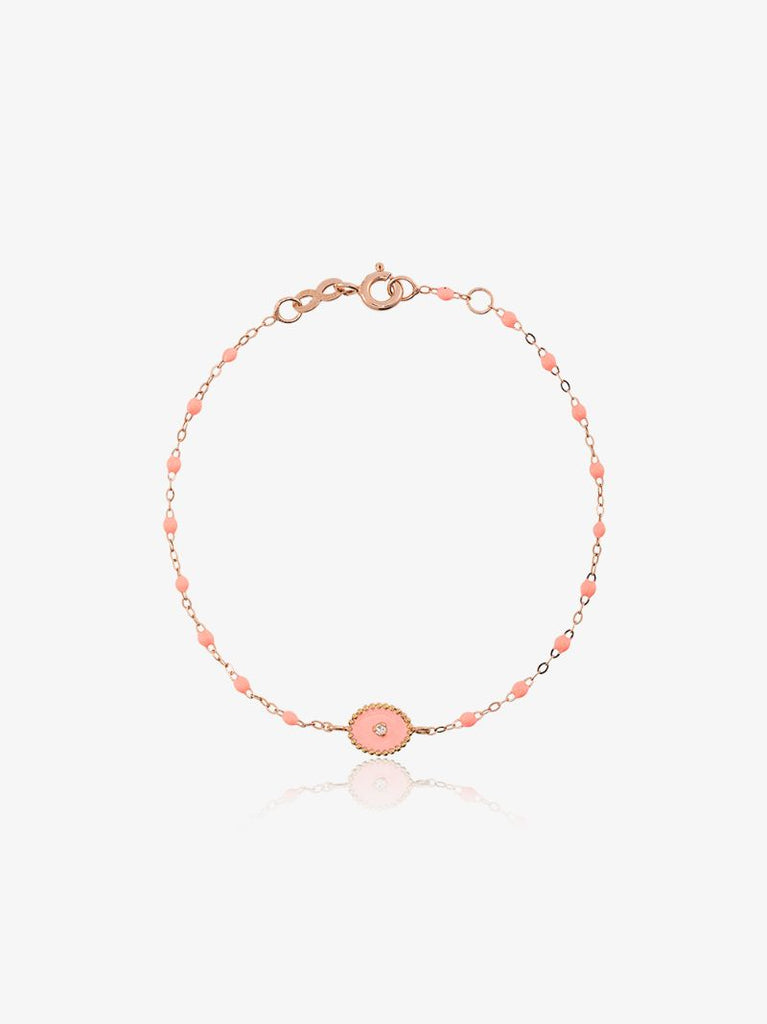18k Rose Gold North Star 17 Cm Beaded Diamond Bracelet