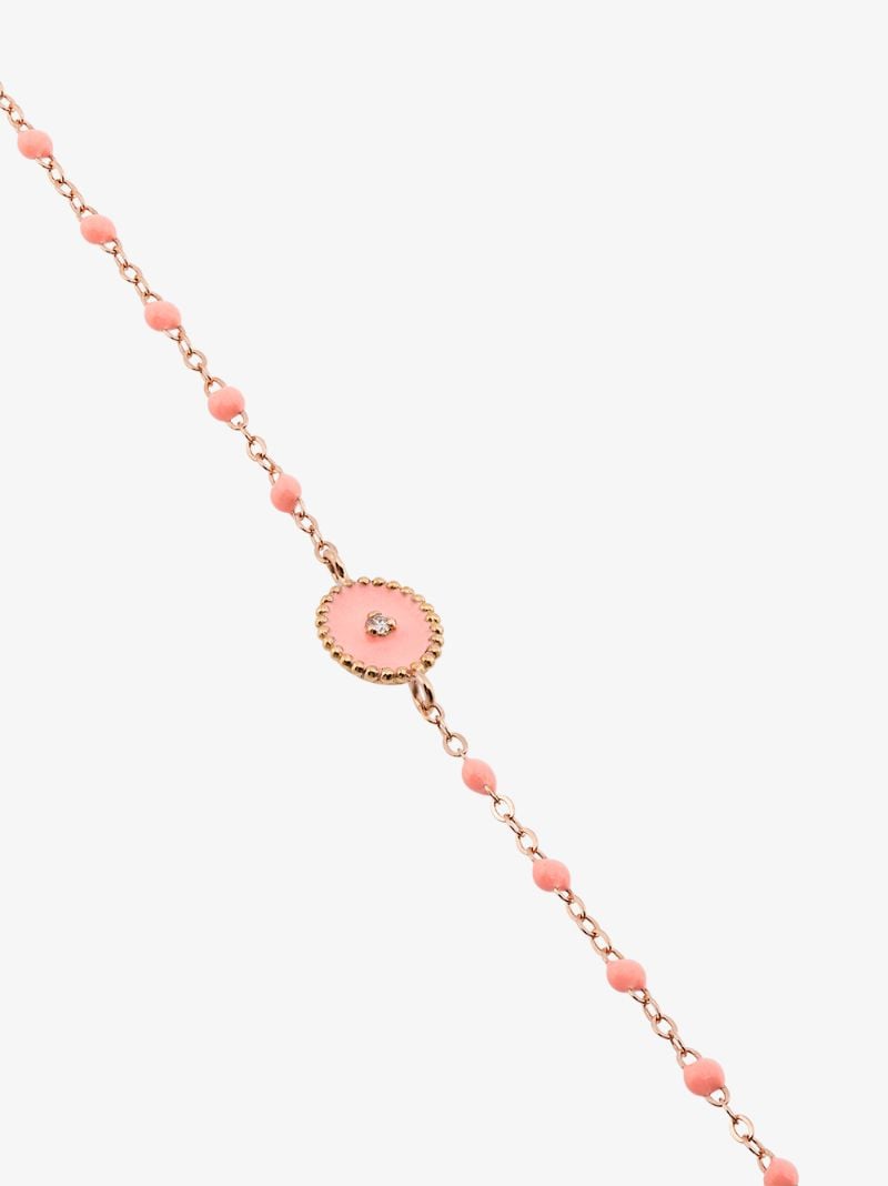 18k Rose Gold North Star 17 Cm Beaded Diamond Bracelet