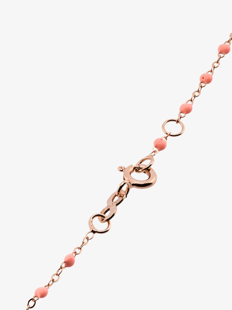 18k Rose Gold North Star 17 Cm Beaded Diamond Bracelet