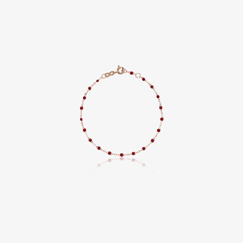 18k Rose Gold 17 Cm Beaded Bracelet