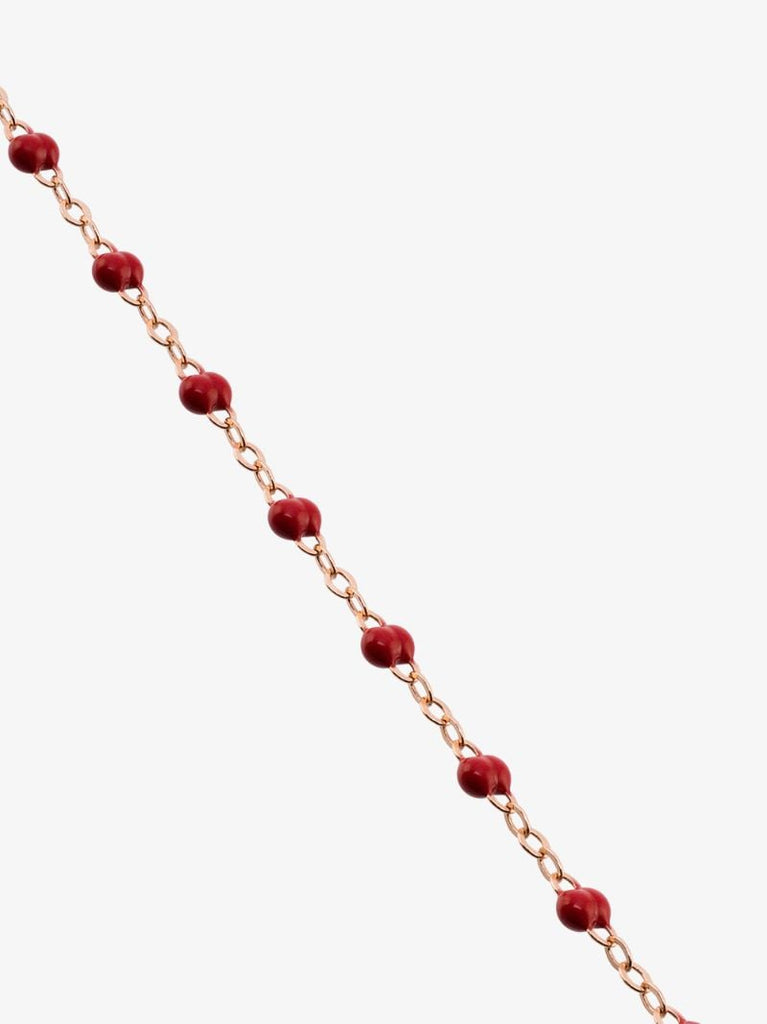 18k Rose Gold 17 Cm Beaded Bracelet