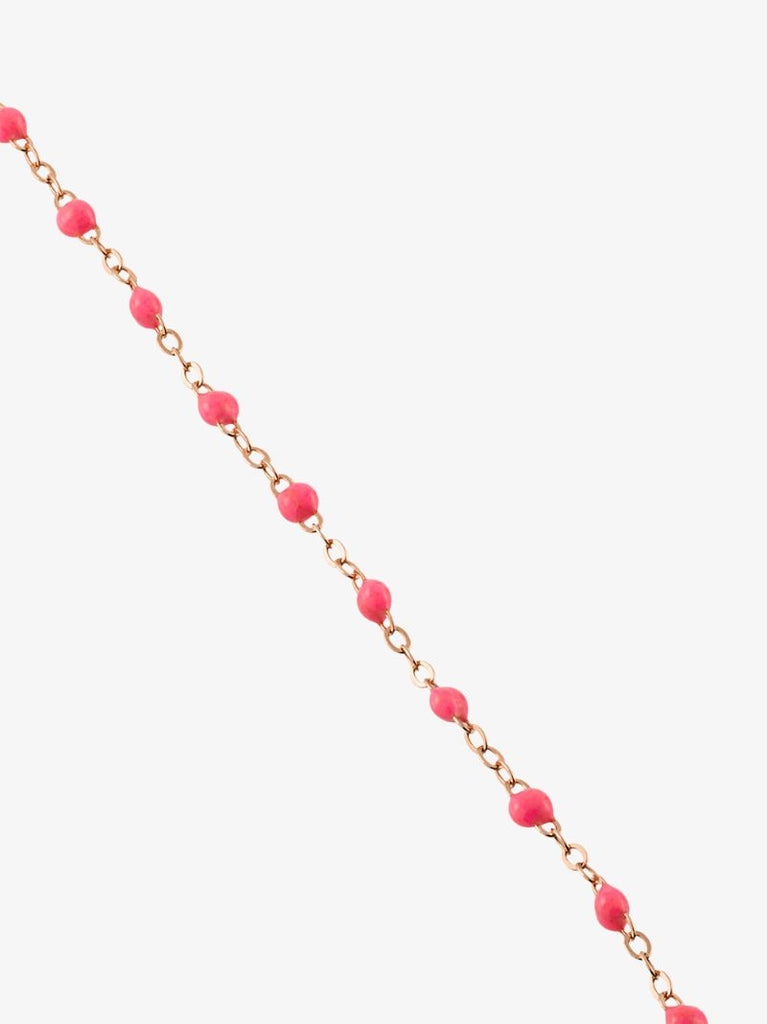 18k Rose Gold 17 Cm Beaded Bracelet