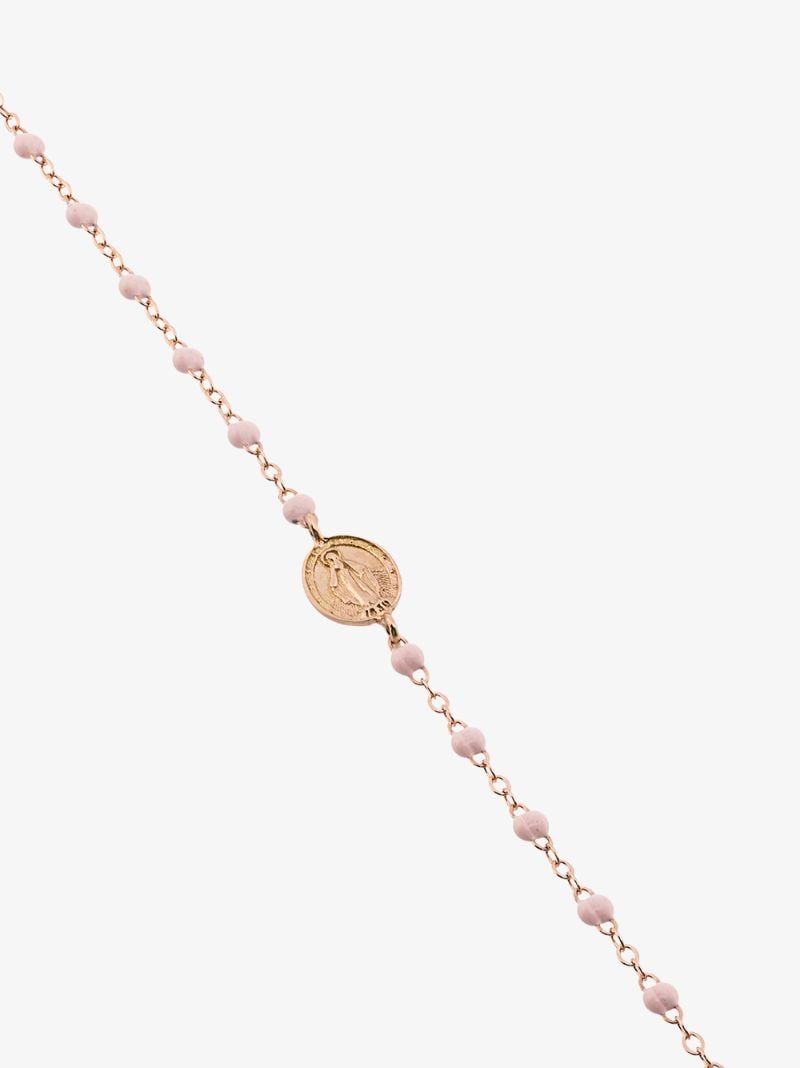 18k Rose Gold 17 Cm Beaded Bracelet