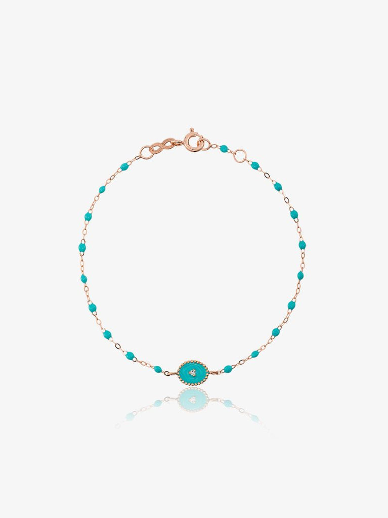 18k Rose Gold North Star 17 Cm Beaded Diamond Bracelet