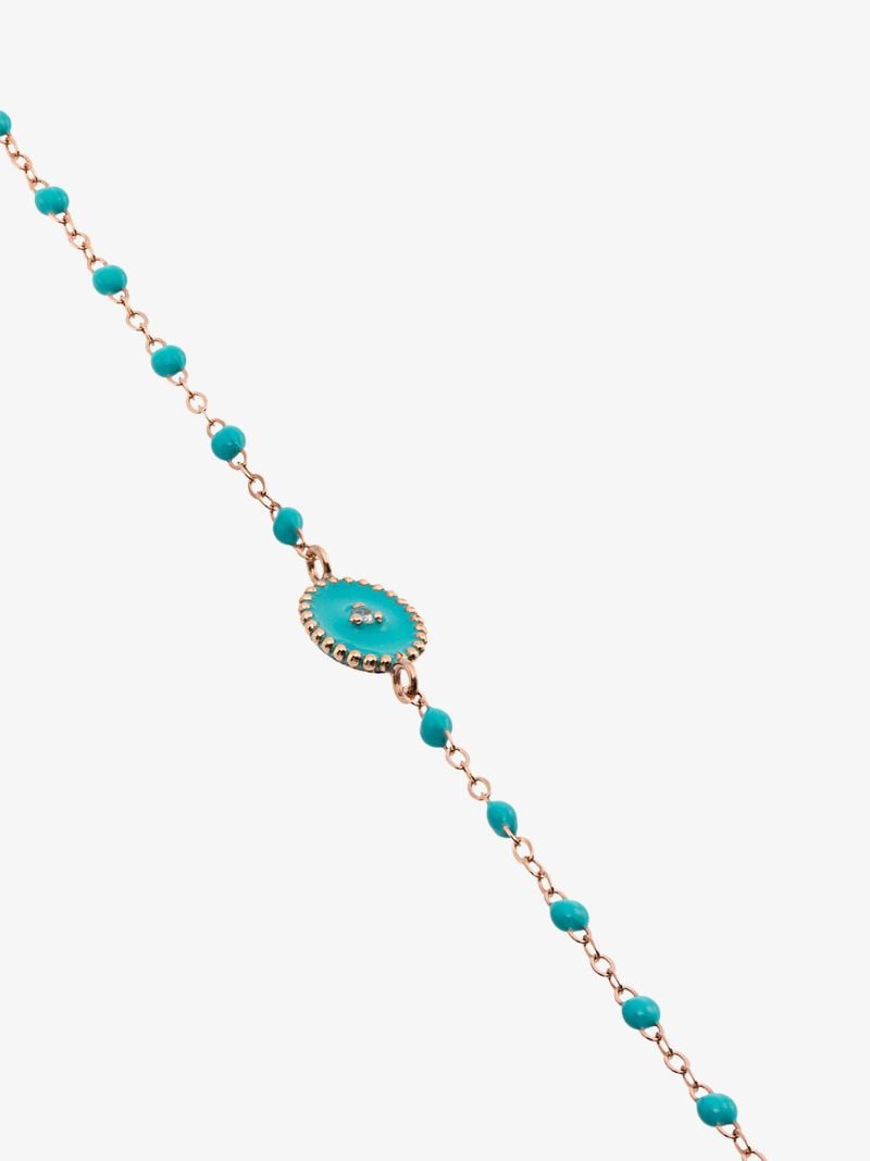18k Rose Gold North Star 17 Cm Beaded Diamond Bracelet