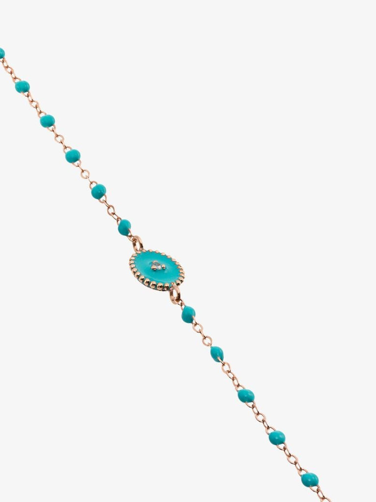 18k Rose Gold North Star 17 Cm Beaded Diamond Bracelet