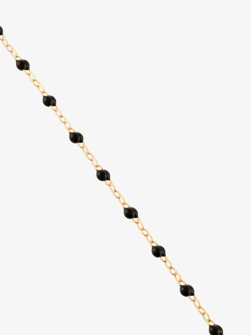 18k Yellow Gold 42 Cm Beaded Necklace