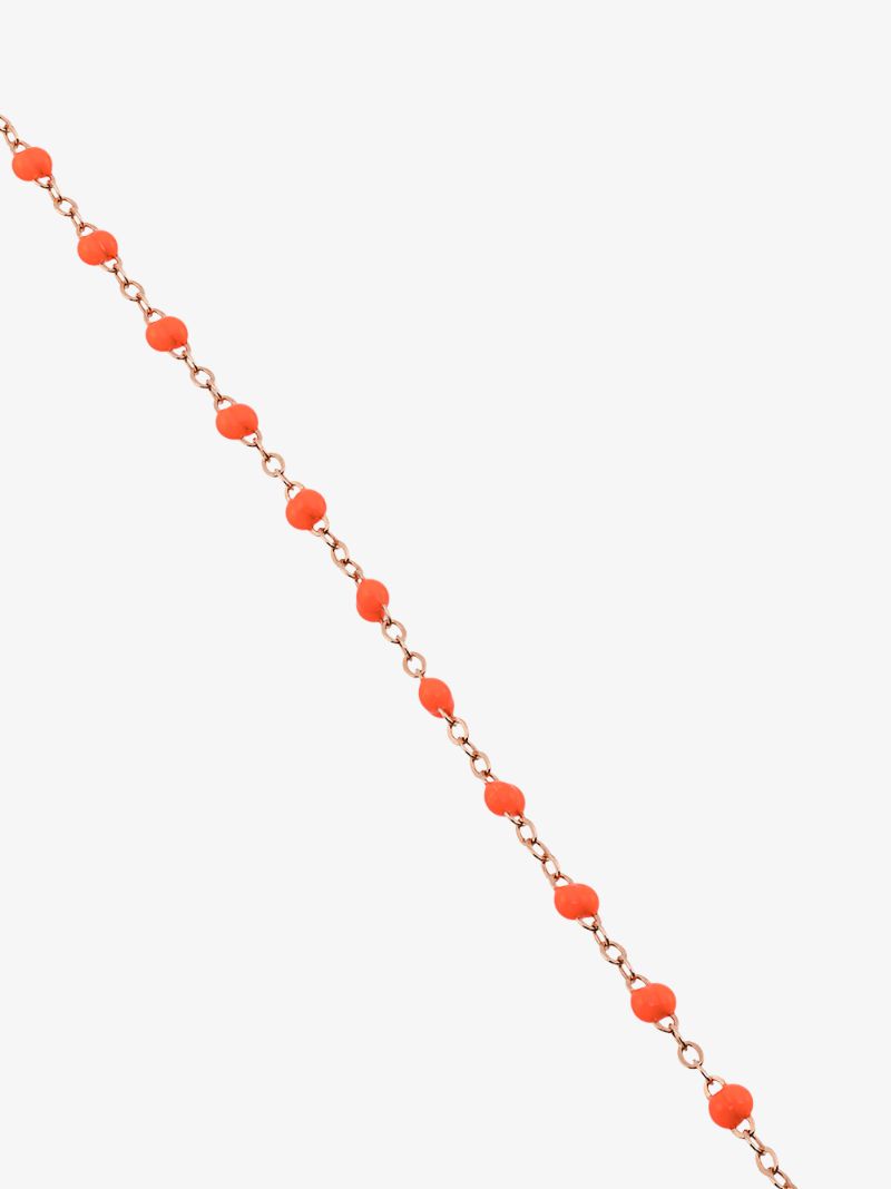 18k Rose Gold 17 Cm Beaded Bracelet