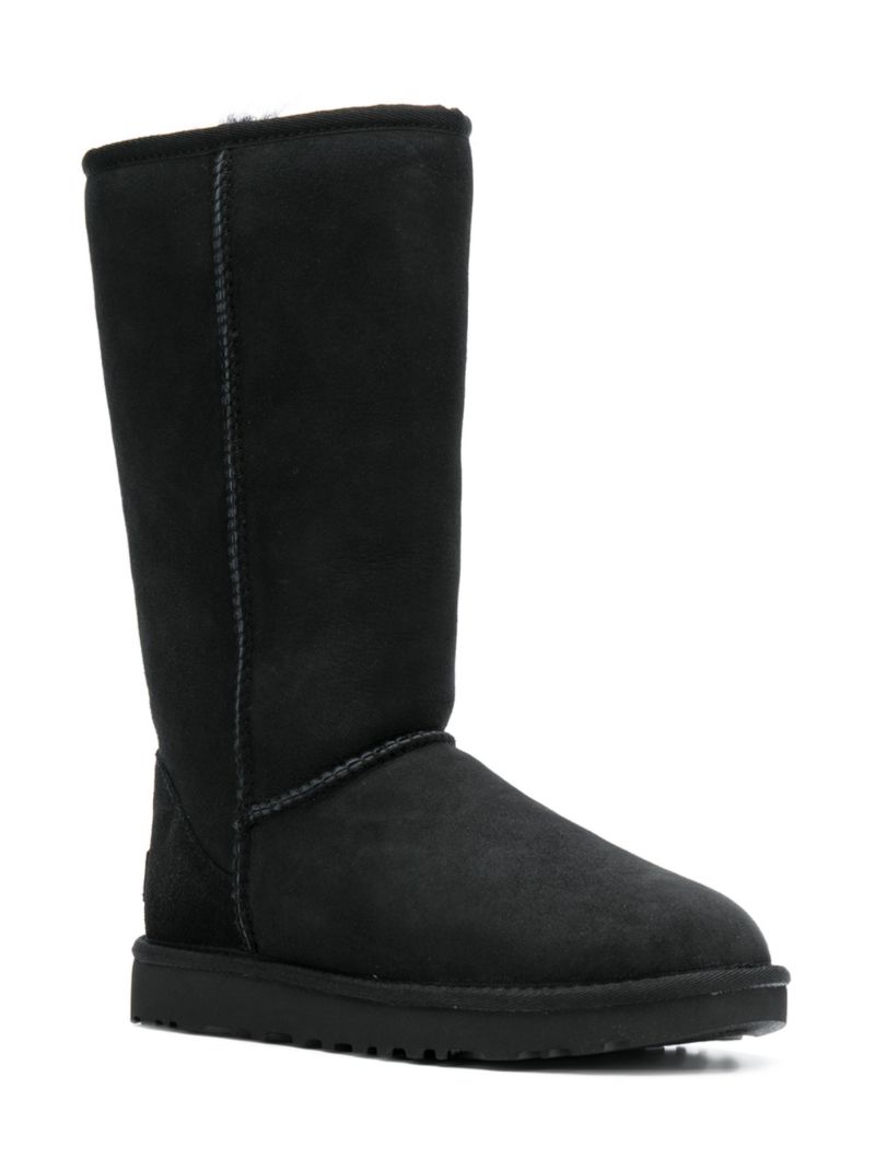 Black Classic Tall Shearling Boots