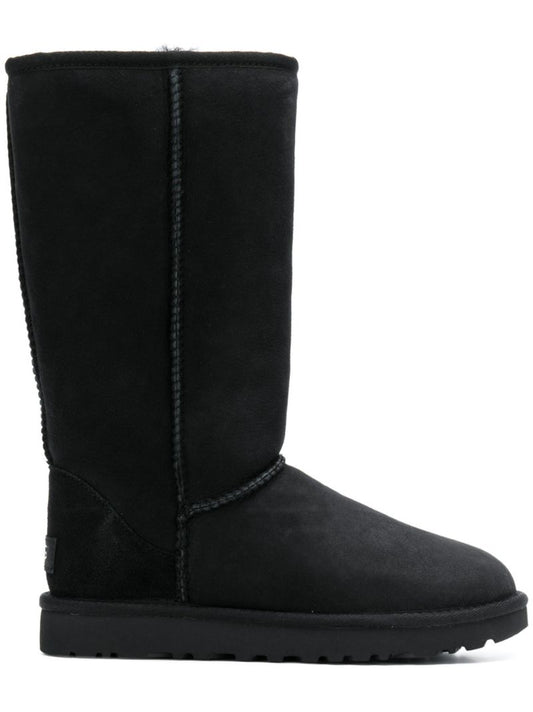 Black Classic Tall Shearling Boots
