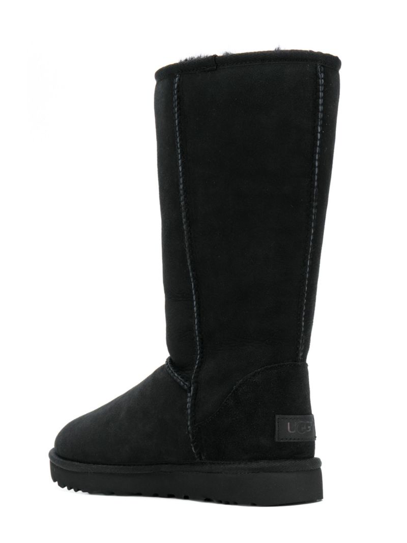 Black Classic Tall Shearling Boots