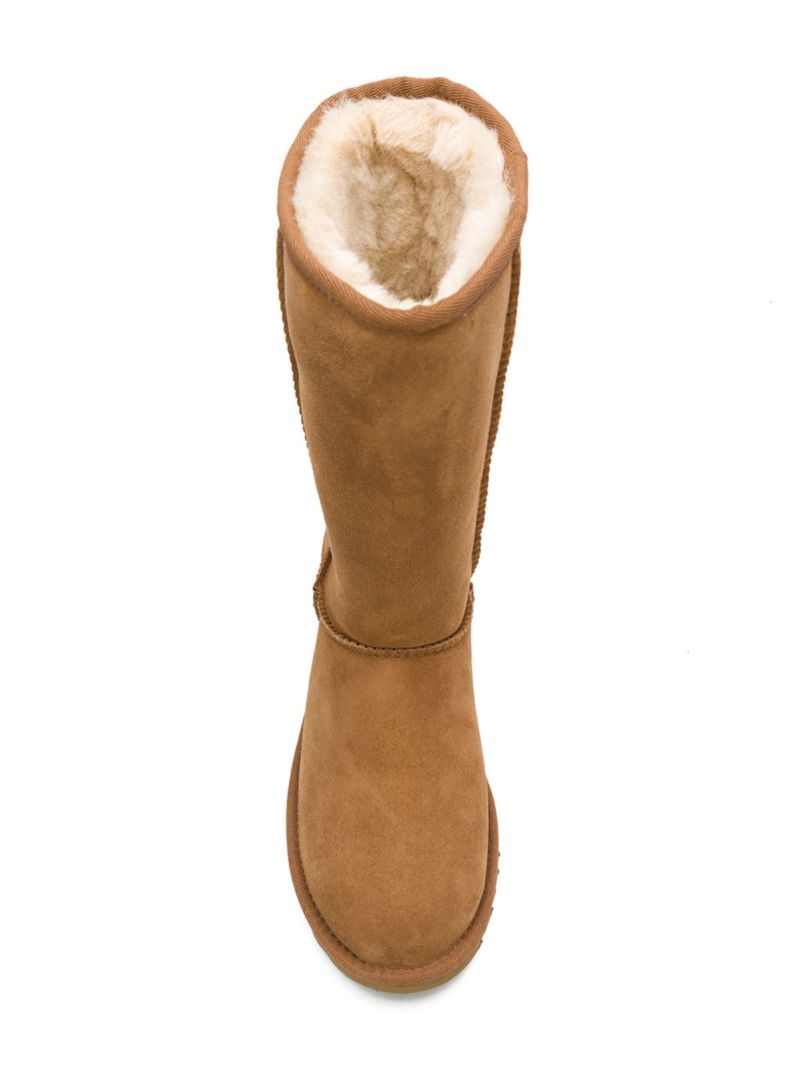 Brown Classic Tall Suede Boots