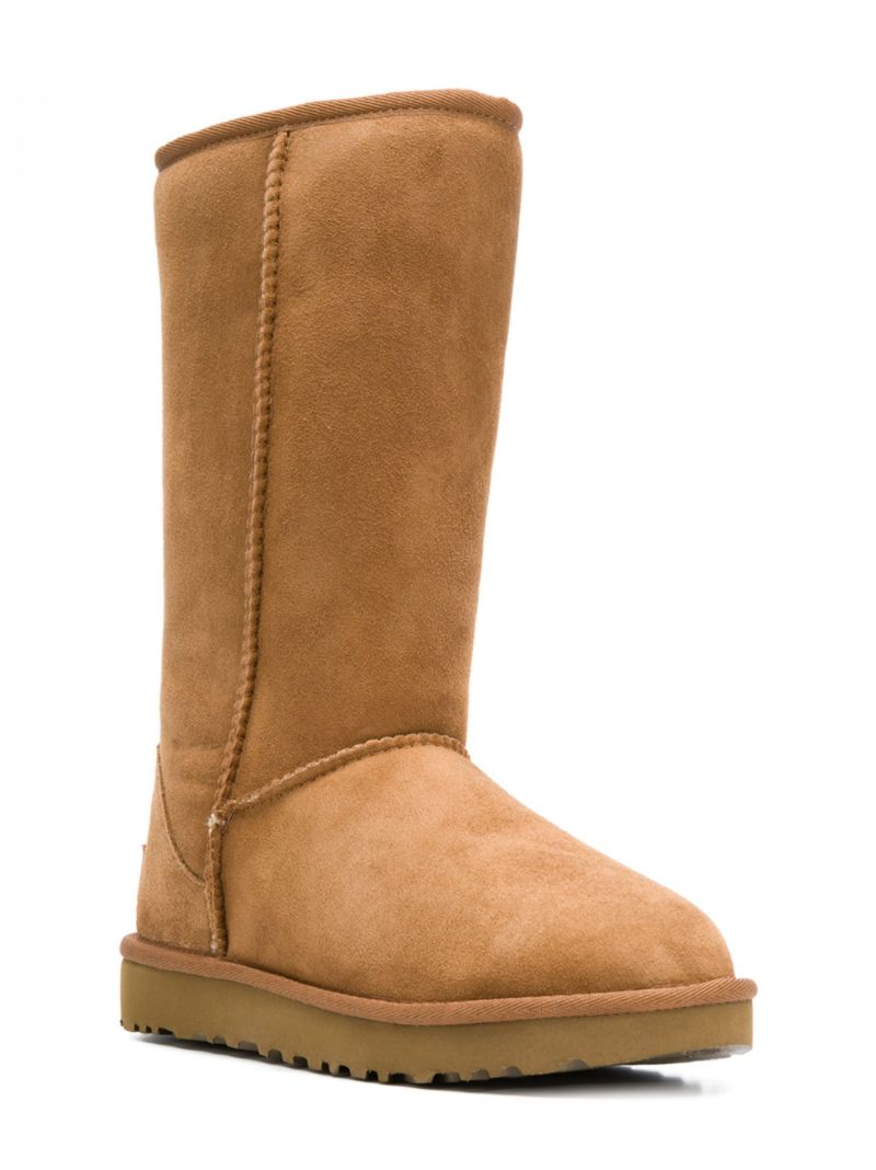 Brown Classic Tall Suede Boots