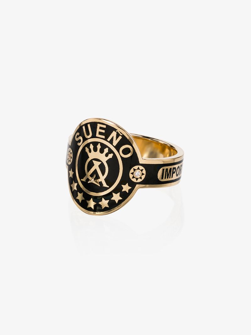 18k Yellow Gold Dream Cigar Diamond Ring